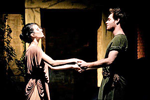 Elena di Euripide al Teatro delle Colonne il 26 marzo 2014. Un'immagine di scena