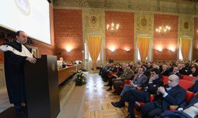 17 marzo 2015. Il discorso introduttivo del rettore Franco Anelli al Dies Academicus della sede di Brescia