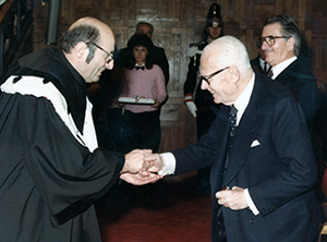 Giovanni Reale e Sandro Pertini