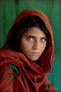 Uno dei più famosi scatti di Steve McCurry