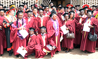 I partecipanti a una delle edizioni dell'MBA dell'Altis in Africa
