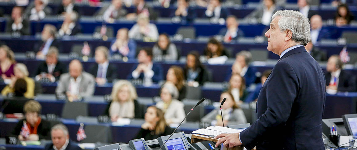 Europa, prolusione di Tajani