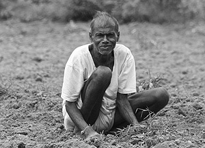Un contadino indiano ritratto da Andrea Patanè