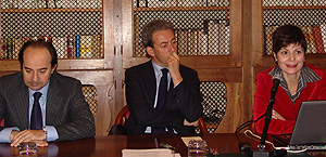 da sinistra: Franco Anelli, Roberto Malaman e Rosita Carnevalini