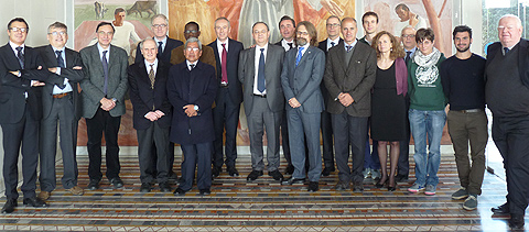 Foto di gruppo per gli ambasciatori di Carità Politica e per i professori della facoltà di Agraria che hanno partecipato al workshop del 23 novembre