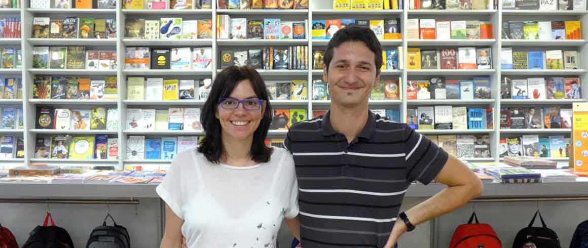Andrea, libraio solidale per la Spagna