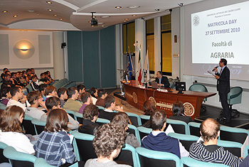 Il Matricola Day della facoltà di Agraria