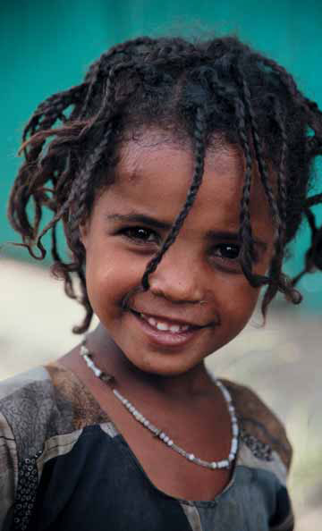 bambina etiope