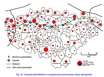 Il primo dei cartogrammi realizzati dallo studio che consentono una immediata visualizzazione dei rapporti esistenti tra risorse, strutture, flussi e condizioni geografiche. Cliccando si possono vedere altri interessanti modelli