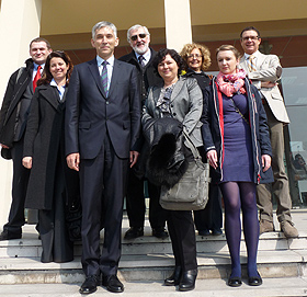 Foto di gruppo per le due delegazioni