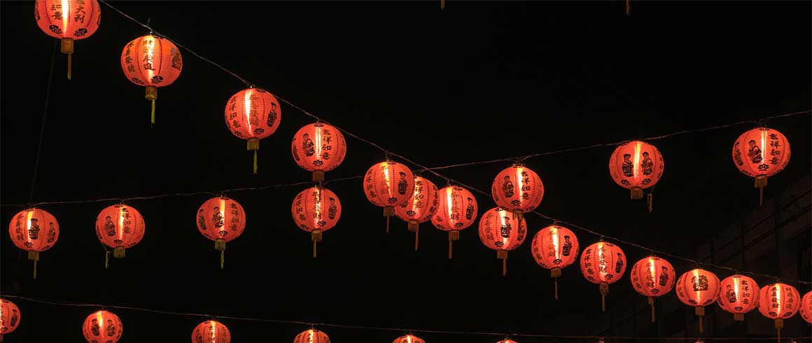 Lanterne in volo al Confucio