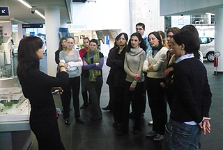 Gli studenti del master in visita al Brand Center Mercedes-Benz