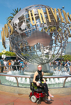 Michela Favini agli Universal Studios