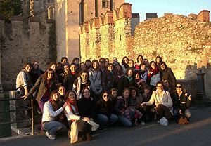Le ragazze del Paolo VI a Sirmione nel week end sul lago di Garda