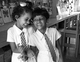 Una foto dallo Sri Lanka dove opera il progetto UCSC Charity Work Program